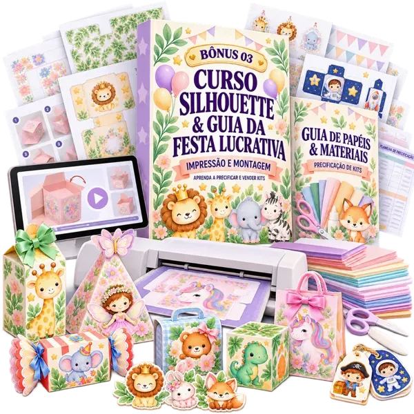 Curso e guia de kits de festa